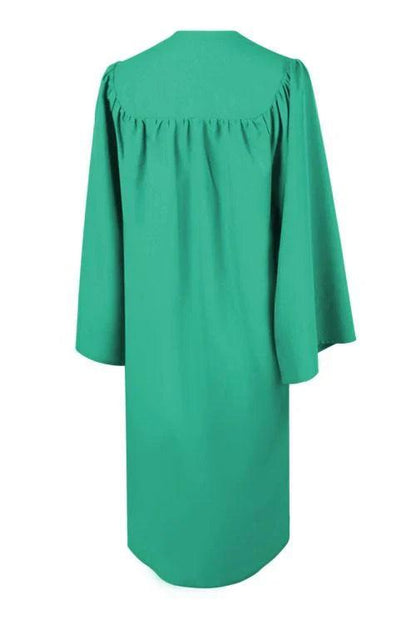 Matte Emerald Green Bachelors Academic Cap & Gown - Graduation Seller