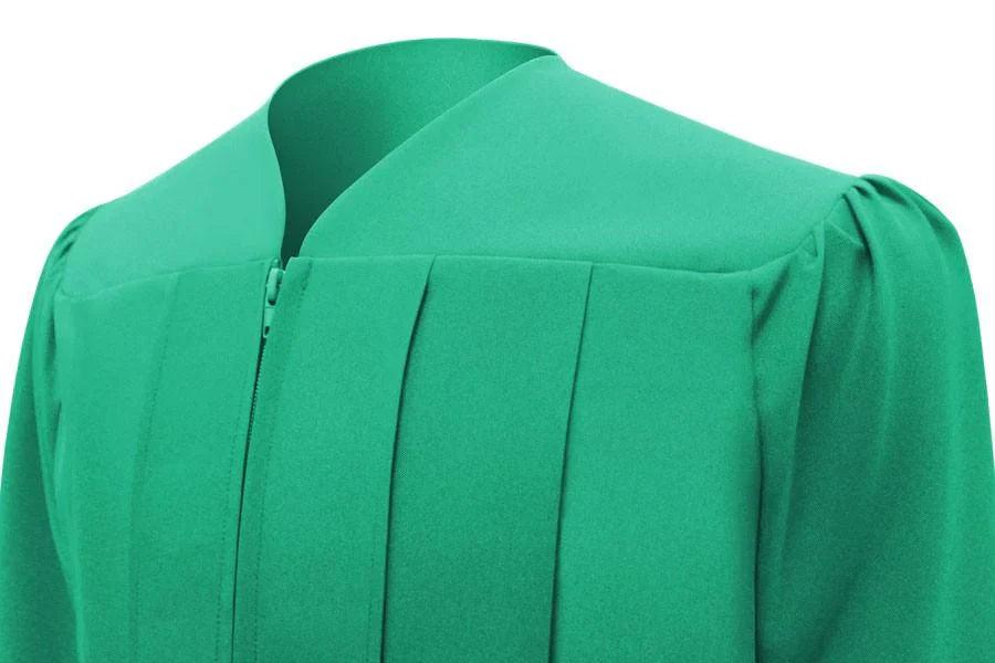 Matte Emerald Green Bachelors Academic Cap & Gown - Graduation Seller