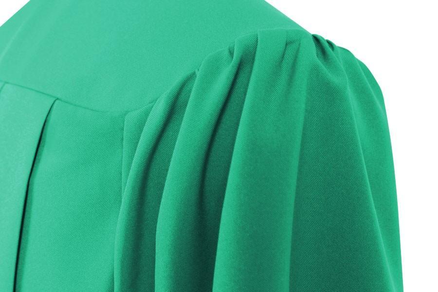Matte Emerald Green Junior High/Middle School Gown - Graduation Seller