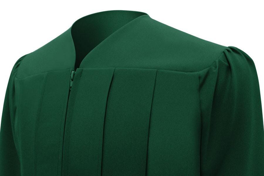 Matte Hunter Bachelors Gown - Graduation Seller