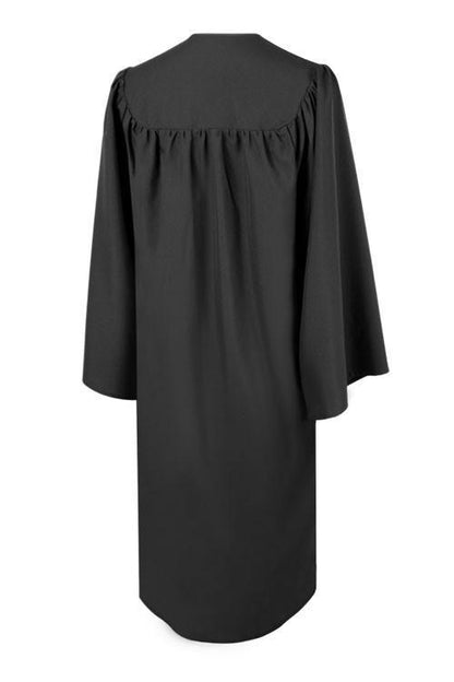 Matte Black Bachelors Gown - Graduation Seller