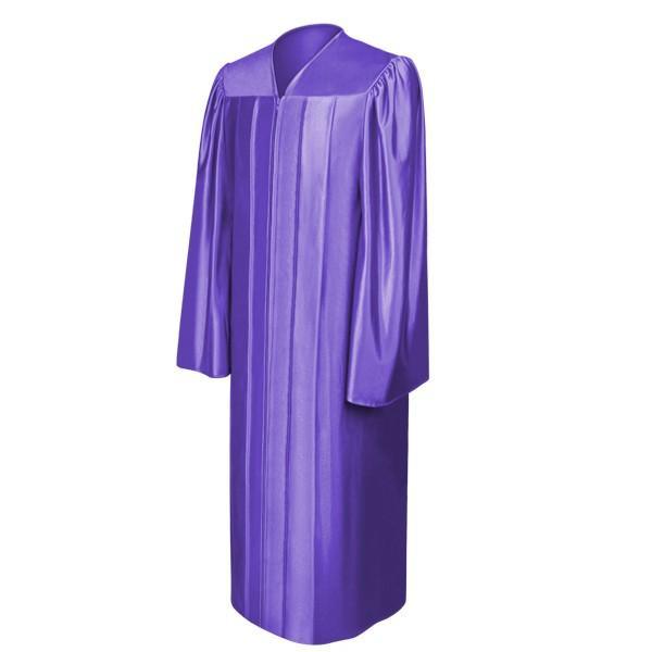 Shiny Purple Bachelors Gown - Graduation Seller