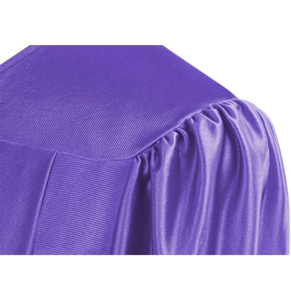 Shiny Purple Junior High/Middle School Gown - Graduation Seller