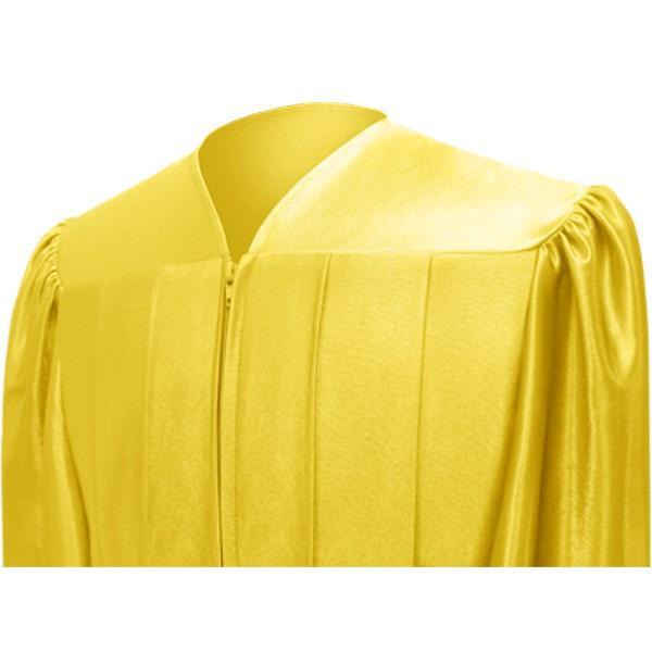 Shiny Gold Junior High/Middle School Gown - Graduation Seller