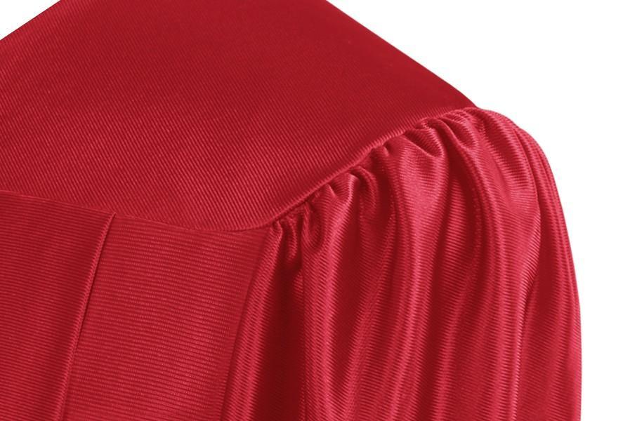 Shiny Red Junior High/Middle School Gown - Graduation Seller
