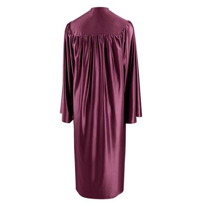 Shiny Maroon Bachelors Academic Gown - Graduation Seller