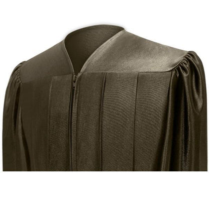Shiny Brown Bachelors Academic Gown - Graduation Seller