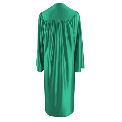 Shiny Emerald Green Bachelors Academic Gown - Graduation Seller