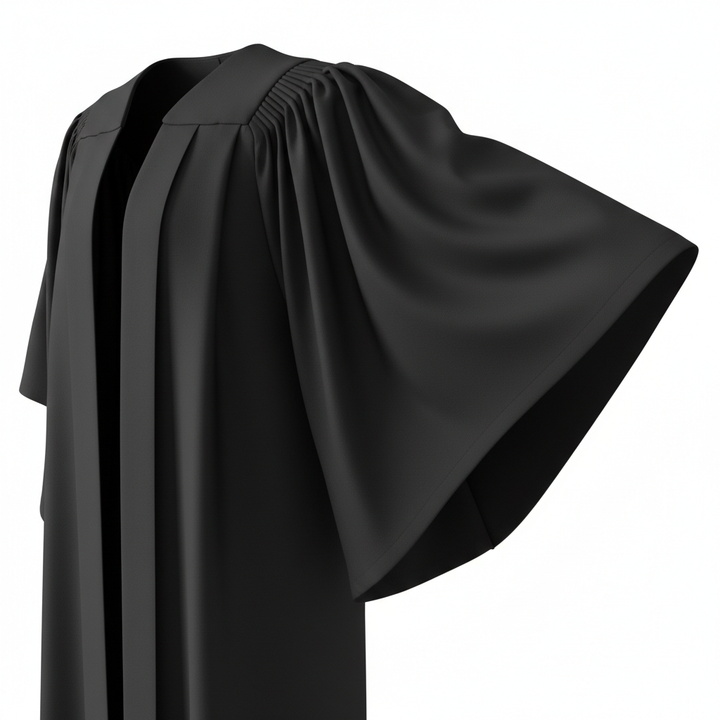 UK British Economy Bachelor Academic Graduation Gown - Batwing Sleeve Detail