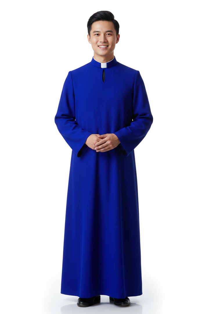 Premium Unisex Clergy & Liturgy Robe - Pulpit & Ceremony Gown