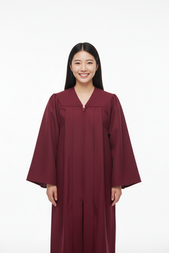 Matte Burgundy Bachelors Academic Gown