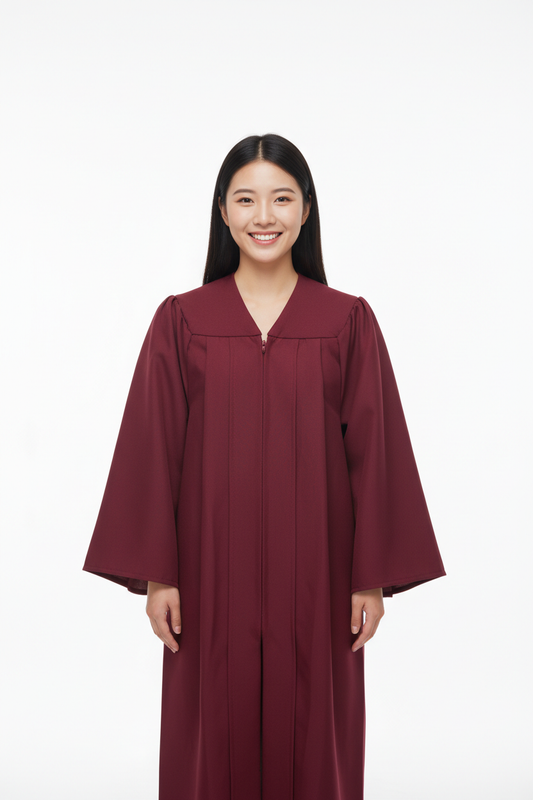 Matte Burgundy Bachelors Academic Gown