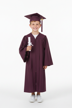Matte Maroon Elementary Cap & Gown
