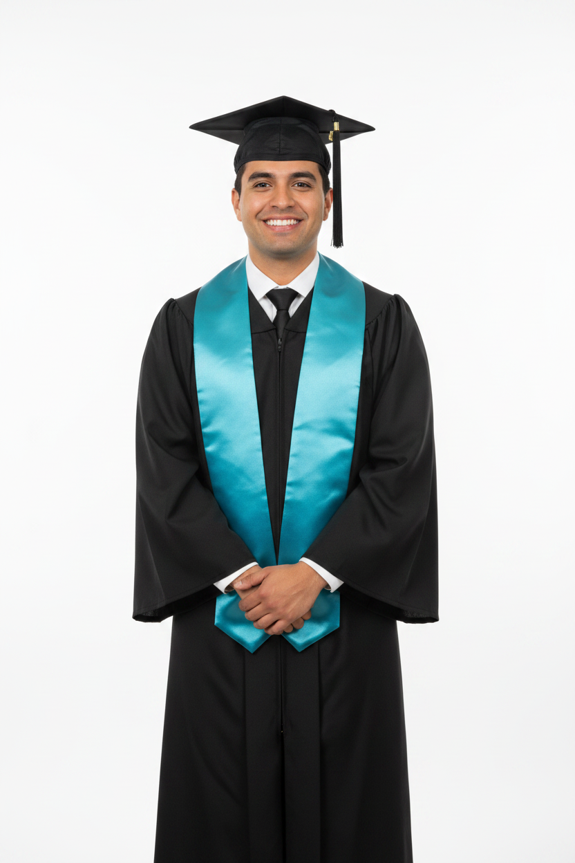 Custom Graduation Academic Hood model display