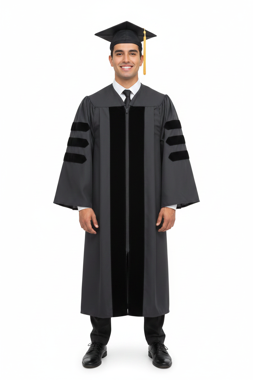 Classic Doctoral Tam & Gown Package model display