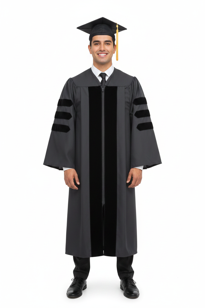 Classic Doctoral Tam & Gown Package model display