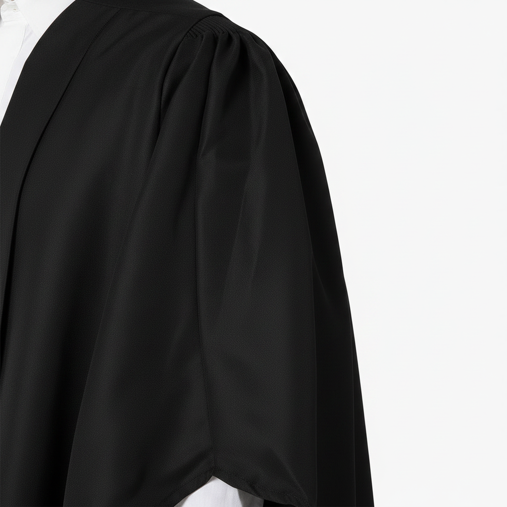 UK British Deluxe Bachelor Academic Gown - Batwing Sleeve Detail