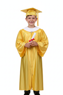 Shiny Gold Elementary Gown