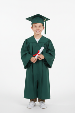 Matte Hunter Elementary Gown