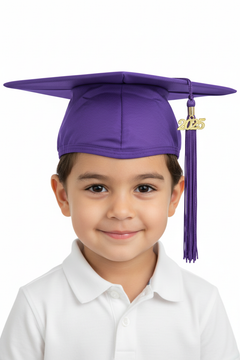 Matte Purple Kindergarten/Preschool Cap