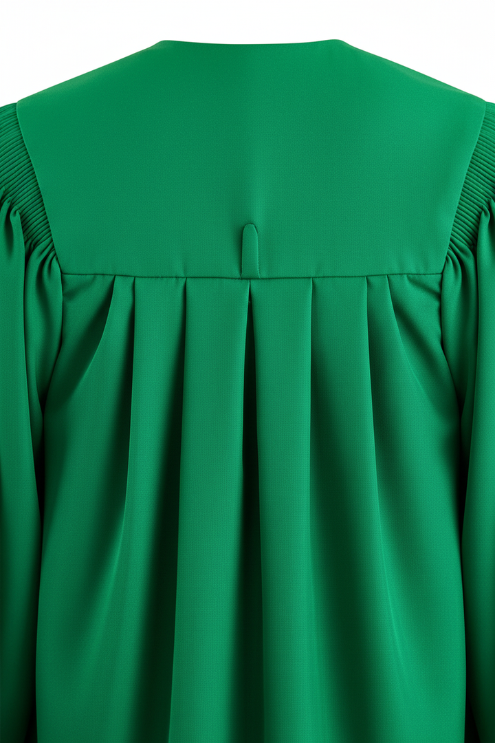 Premium Choir & Clergy Robe - Emerald Green with Embroidered Stole