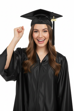 12 Shiny High School Cap & Tassel