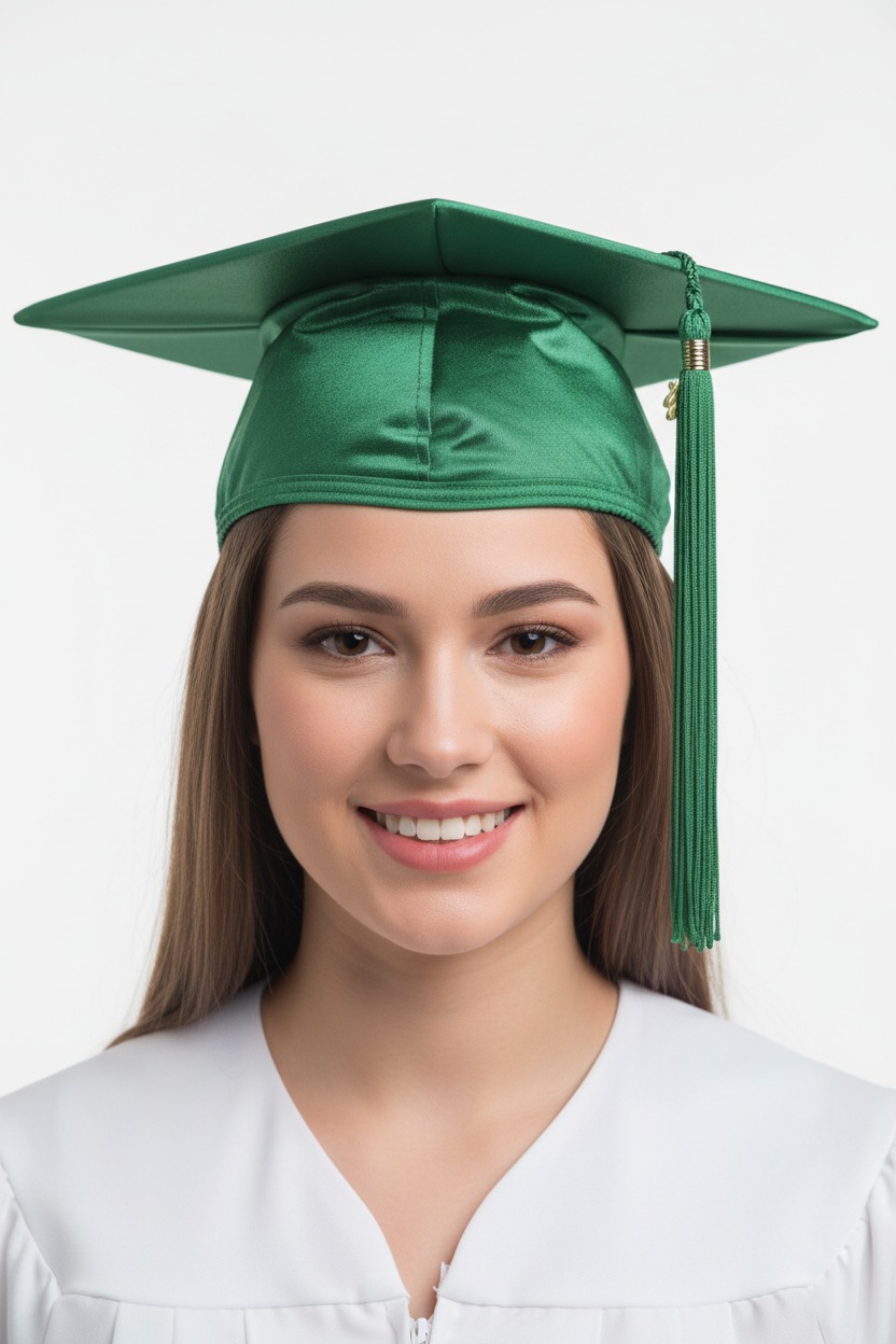 Shiny Hunter High School Cap & Tassel - Model Shot