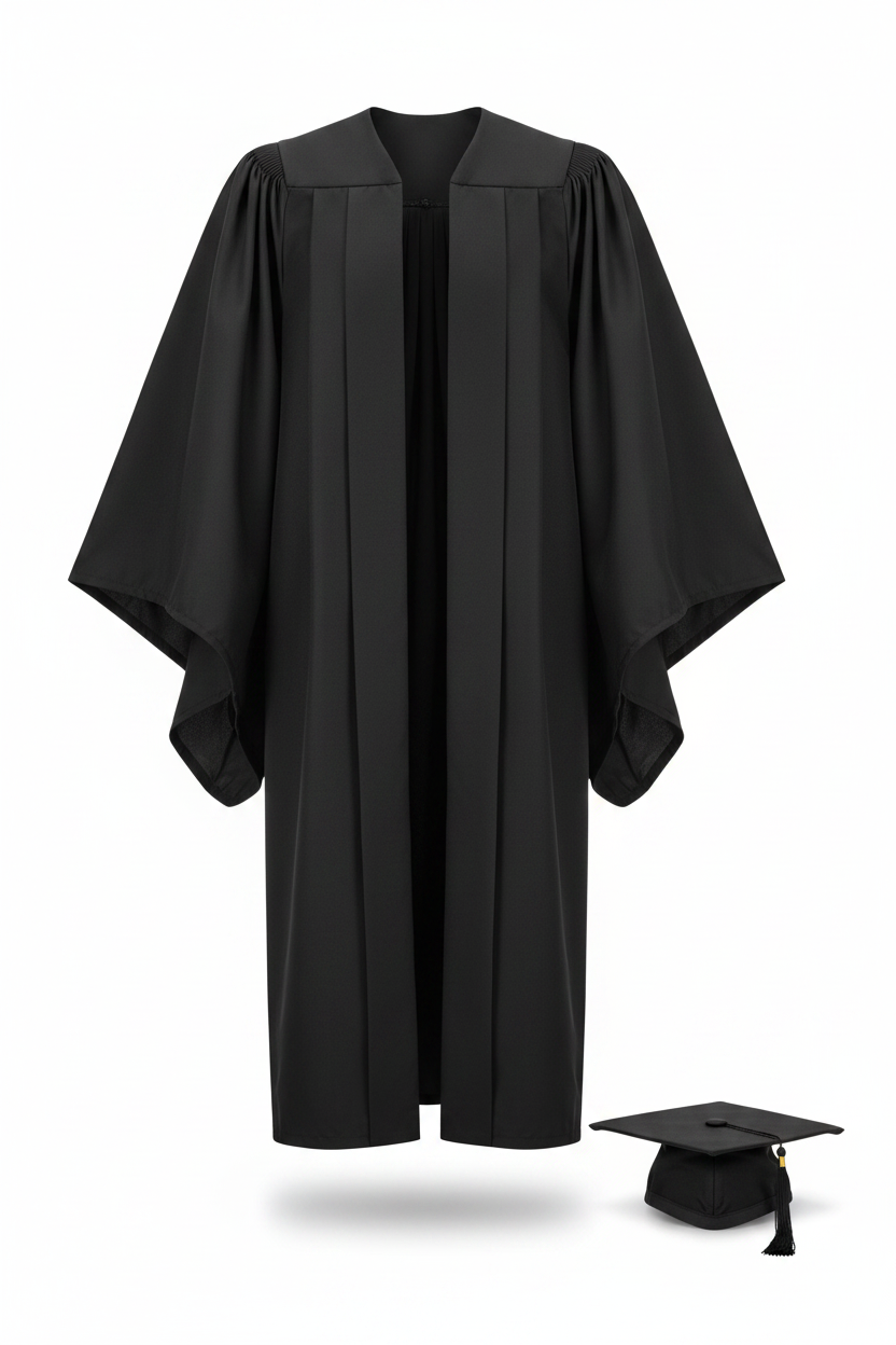 Deluxe UK British Bachelor's Degree Graduation Gown - Product Display