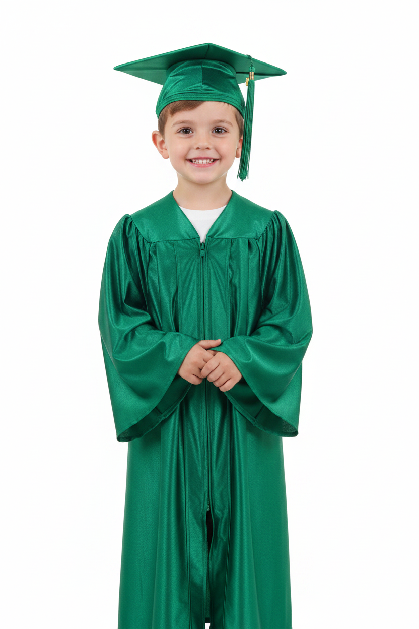 Shiny Hunter Kindergarten/Preschool Cap & Gown - Model Shot