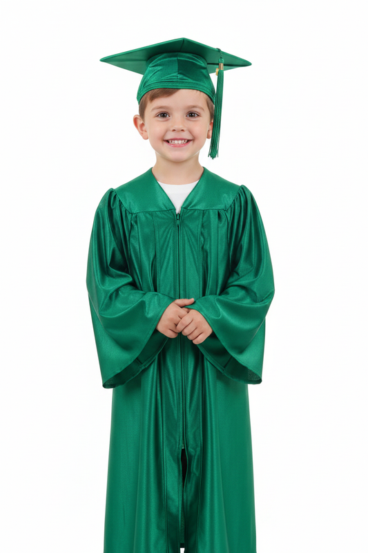 Shiny Hunter Kindergarten/Preschool Cap & Gown - Model Shot