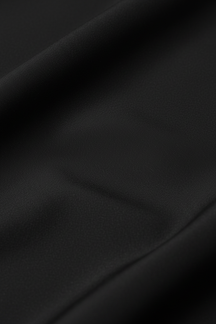 Matte Black Clergy & Choir Robe with Elastic Cuffs