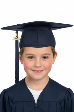 Matte Navy Blue Elementary Cap