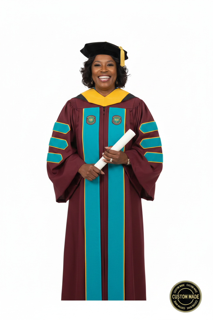Custom Faculty Regalia Package for University of Washington model display