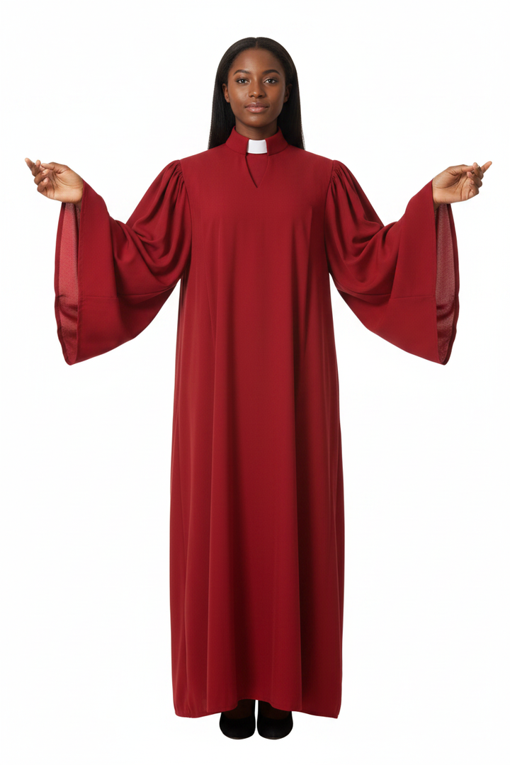 Premium Unisex Clergy & Liturgy Robe - Pulpit & Ceremony Gown