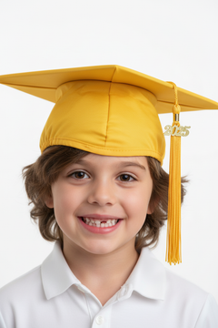 Matte Gold Elementary Cap