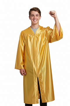 Shiny Gold Junior High/Middle School Gown