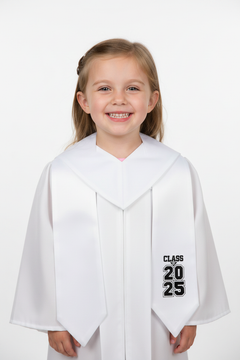 White Kindergarten/Preschool Class of Stole