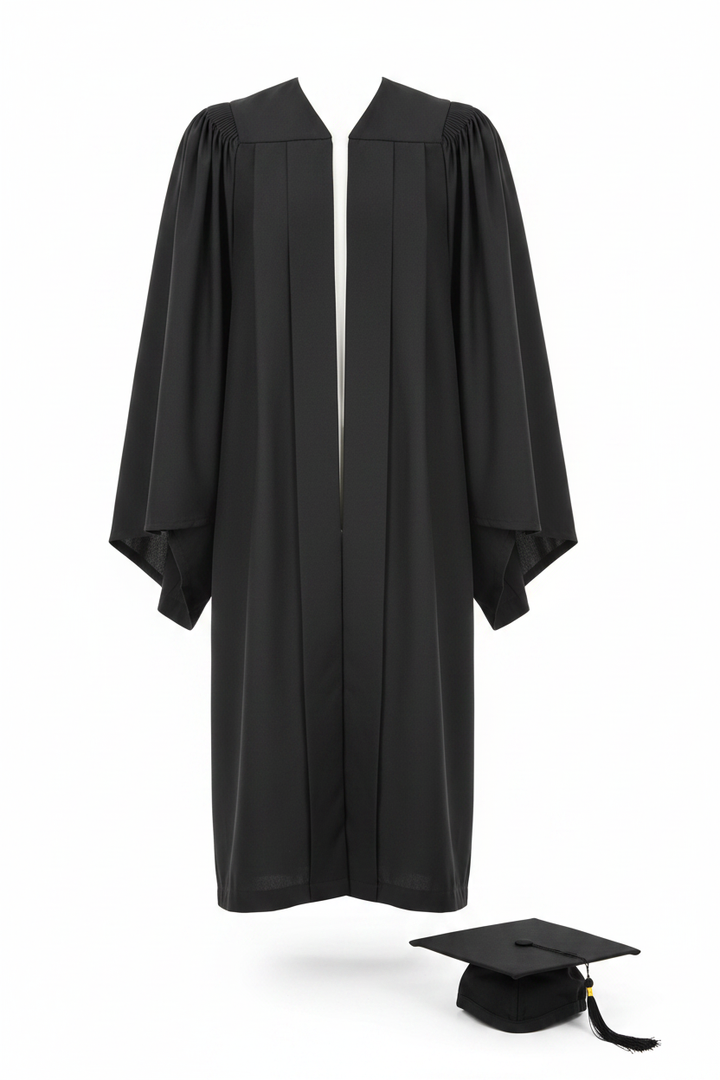 British UK Simple Bachelor's Graduation Gown - Product Display