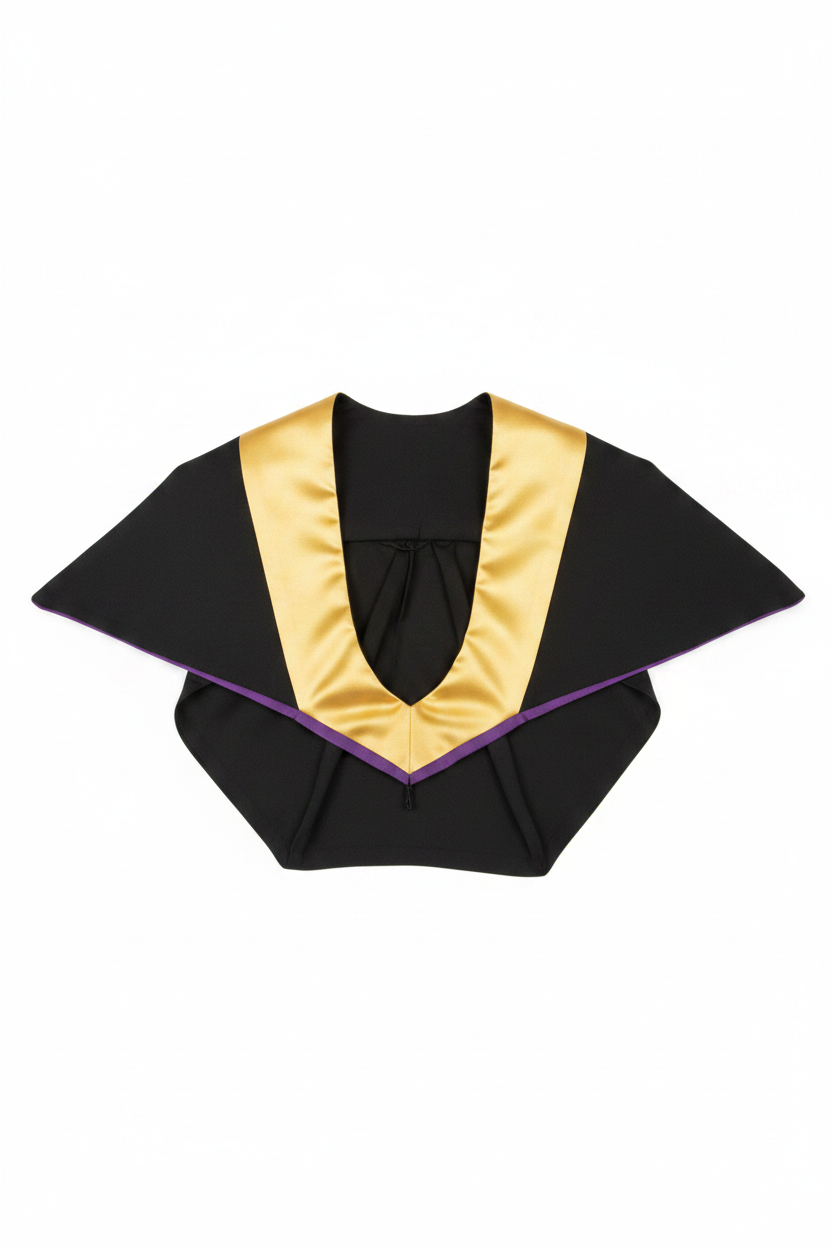 Custom Cambridge UK British Style Academic Hood - Product Display