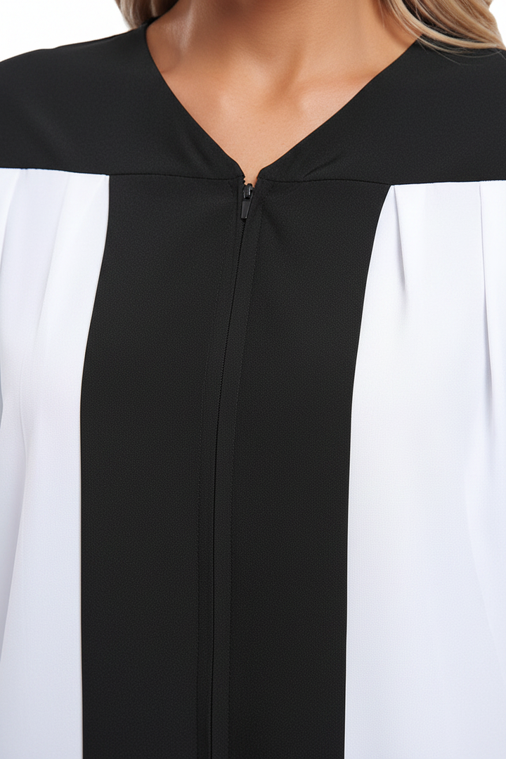 Premium Two-Tone Lantern Sleeve Choir & Clergy Robe - Stage Performance Gown