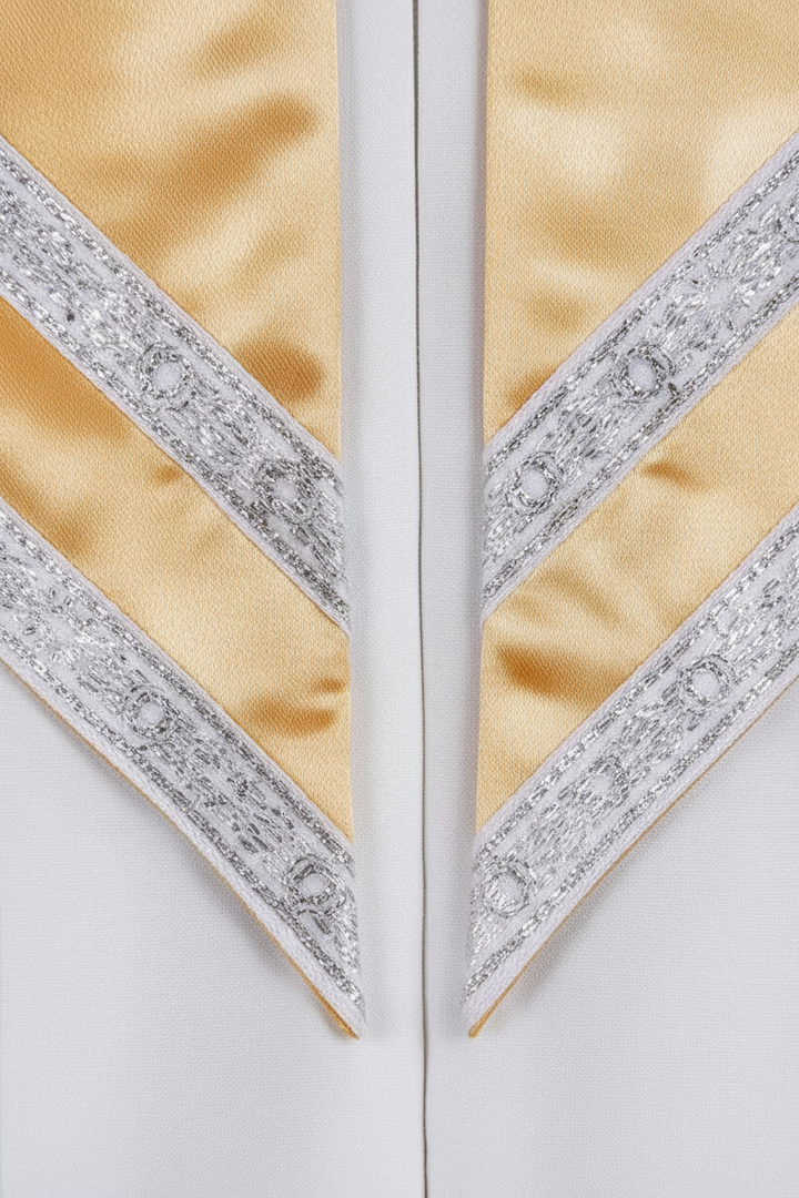 Premium Golden Yoke Lantern Sleeve Choir Robe