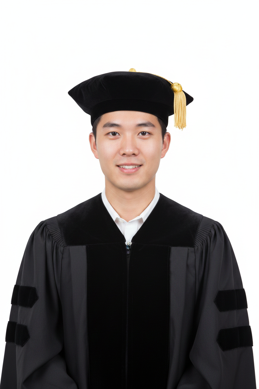 8 Sided Tam doctoral cap model display