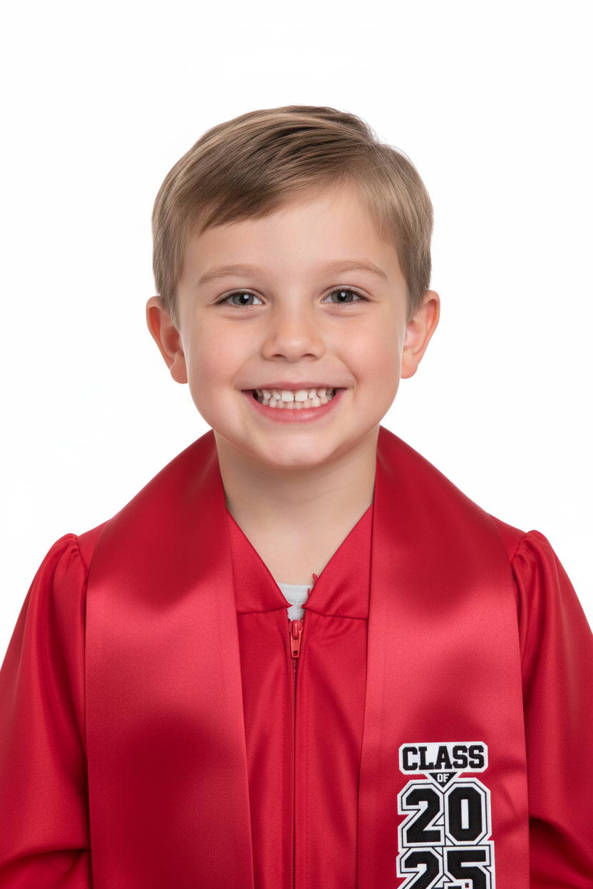 Red Kindergarten/Preschool Class of Stole model display