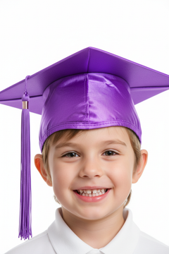 Shiny Purple Elementary Cap