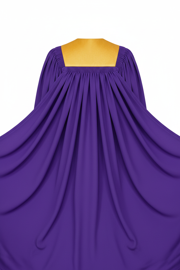 Premium Golden Yoke Lantern Sleeve Choir Robe