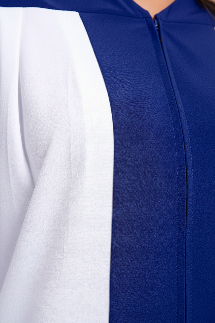 Premium Two-Tone Lantern Sleeve Choir & Clergy Robe - Stage Performance Gown