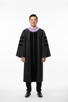 Doctor of Dentistry Hood - Lilac & White