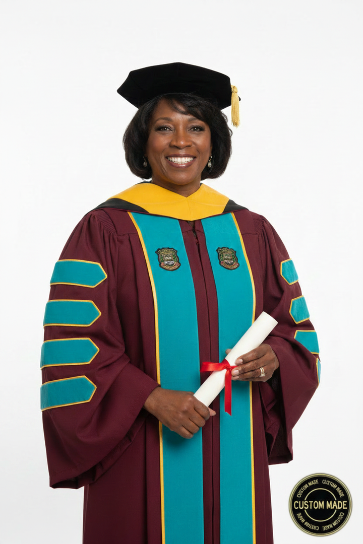 Custom Faculty Regalia Package for University of Minnesota model display