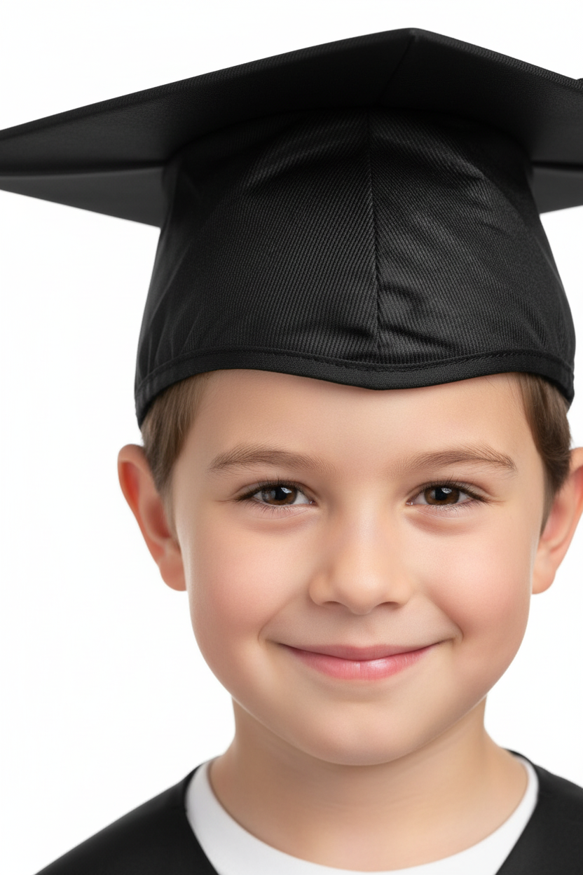 12 Shiny Elementary School Cap - Model Shot