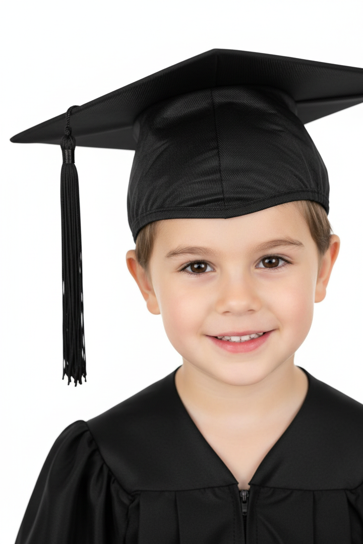 12 Shiny Kindergarten & Preschool School Cap - Model Shot